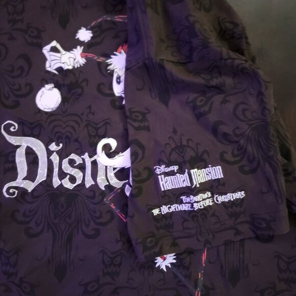 Disneyland Resort Haunted Mansion T-Shirt Glow In The Dark Jack Skellington N - Picture 2 of 4